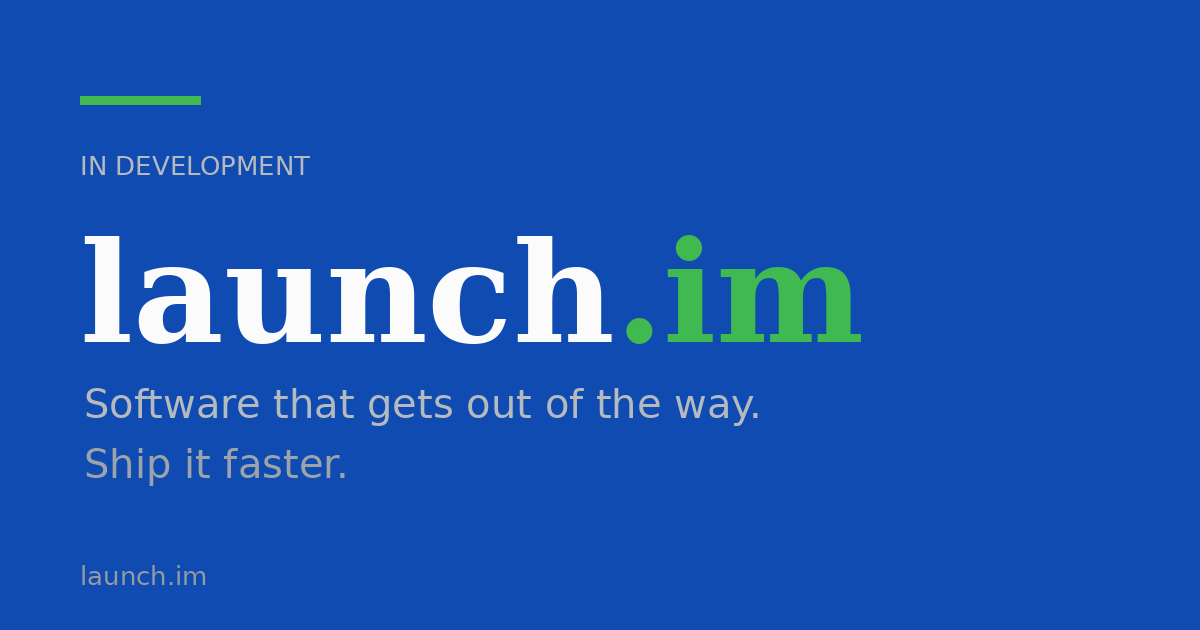 Link preview image for launch.im